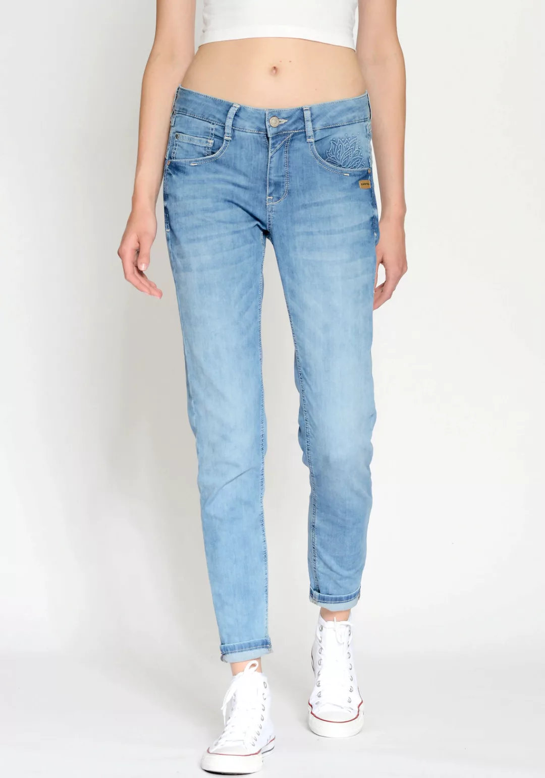 GANG Relax-fit-Jeans "94AMELIE", mit doppelter rechter Gesäßtasche günstig online kaufen