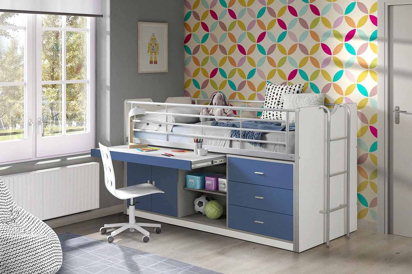 Vipack Hochbett "Bonny, mit zeitloser Optik, super praktisch im Kinderzimme günstig online kaufen
