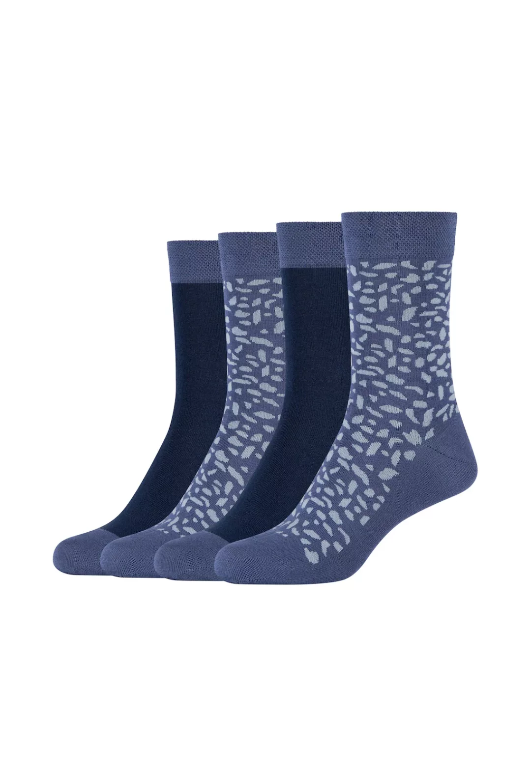 Camano Langsocken, (4er-Pack), mit attraktivem Musterdesign günstig online kaufen