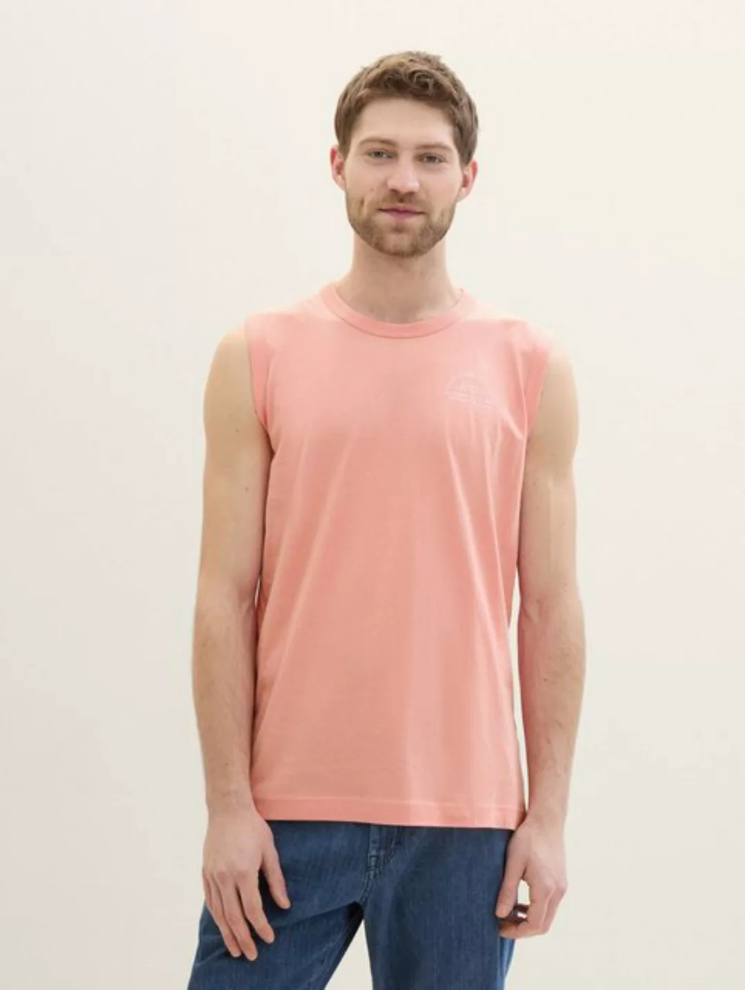 TOM TAILOR T-Shirt Tanktop mit Bio-Baumwolle günstig online kaufen