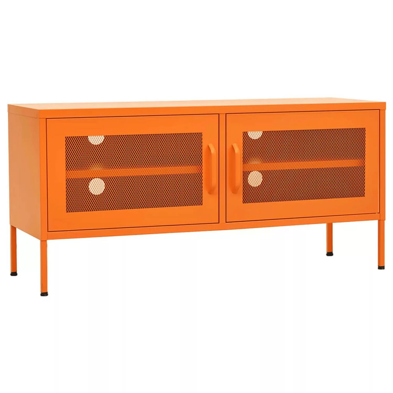 vidaXL TV-Schrank TV-Schrank Orange 105x35x50 cm Stahl Lowboard günstig online kaufen