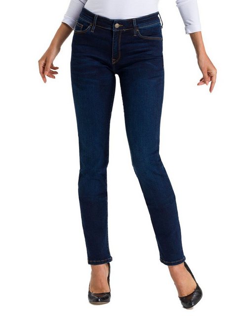 Cross Jeans Damen Jeans Anya - Slim Fit - Blau - Dark Blue günstig online kaufen