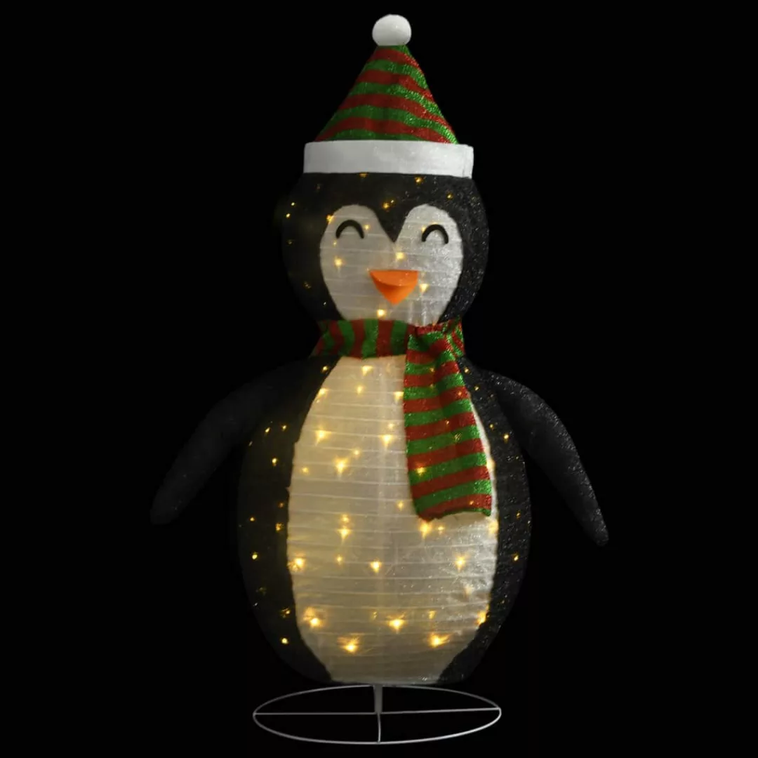 Weihnachtsdekoration Pinguin-figur Led Luxus-gewebe 60 Cm günstig online kaufen