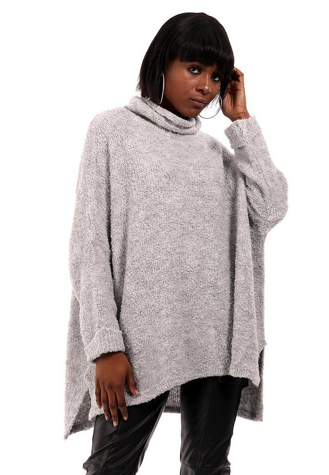 YC Fashion & Style Longpullover Oversized Pullover mit Rollkragen One Size günstig online kaufen