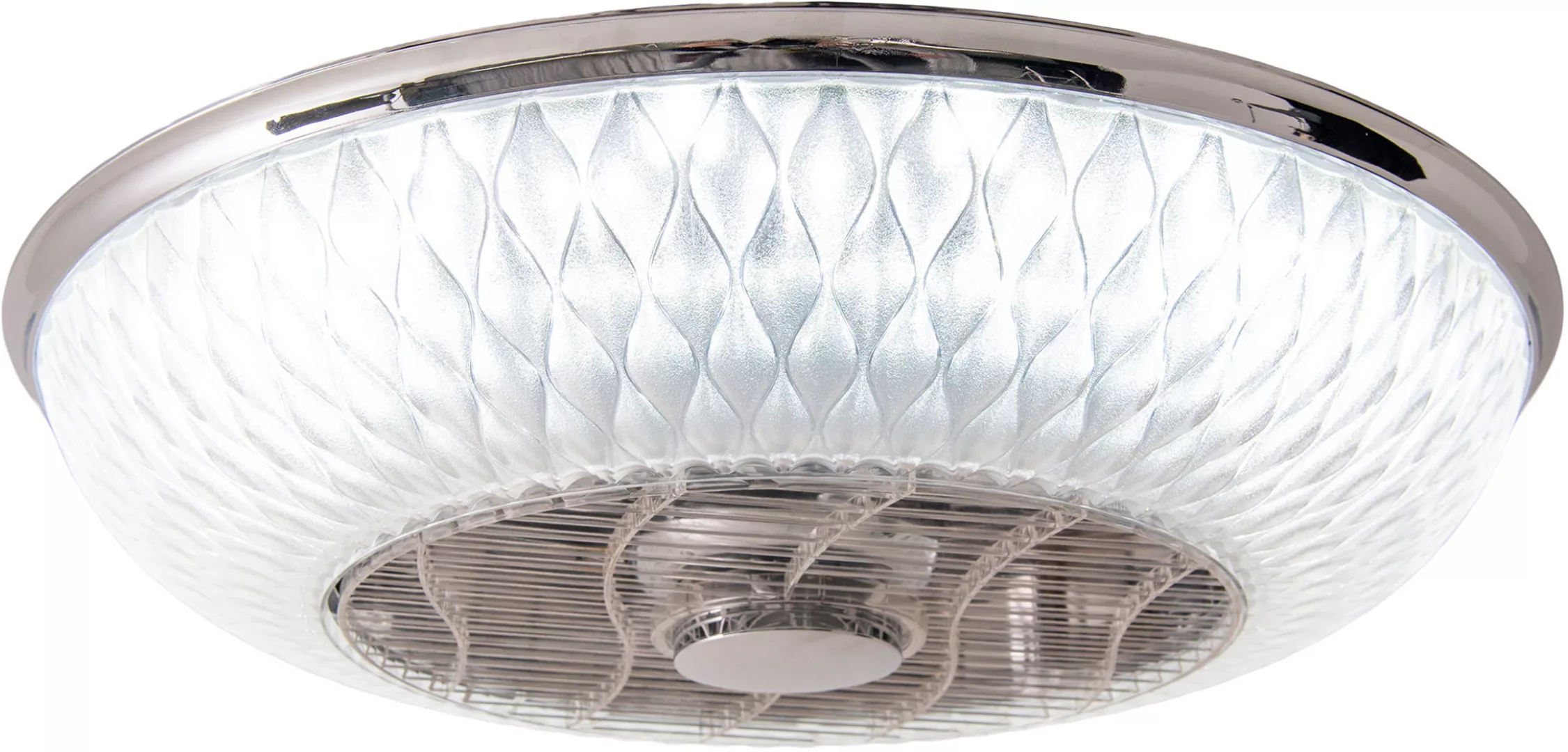 Näve Leuchten "LED Deckenleuchte ""Viento"" mit Ventilator" transparent günstig online kaufen