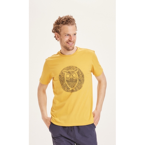 T-shirt Alder Basic Tee Mit Eulen-print Big Owl Lined günstig online kaufen