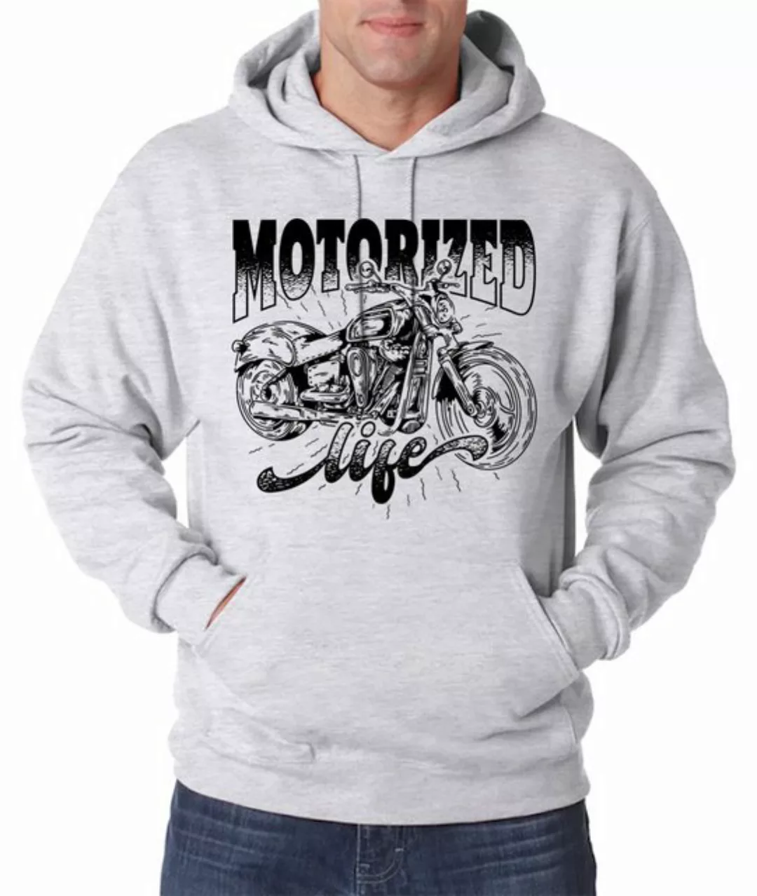 Youth Designz Kapuzenpullover Motorized life Herren Hoodie Pullover günstig online kaufen