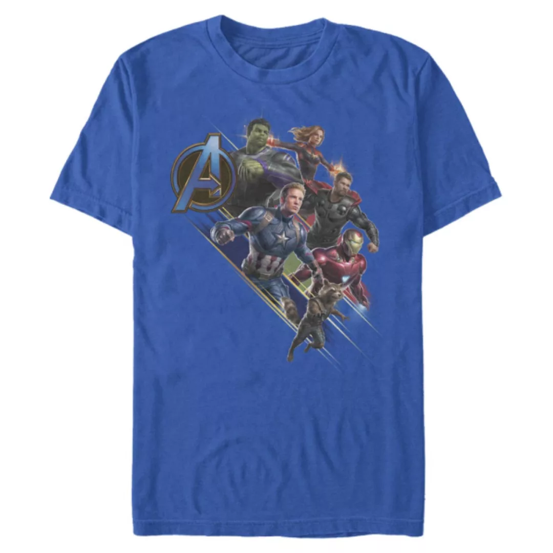Marvel - Avengers Endgame - Gruppe Angled Shot - Männer T-Shirt günstig online kaufen
