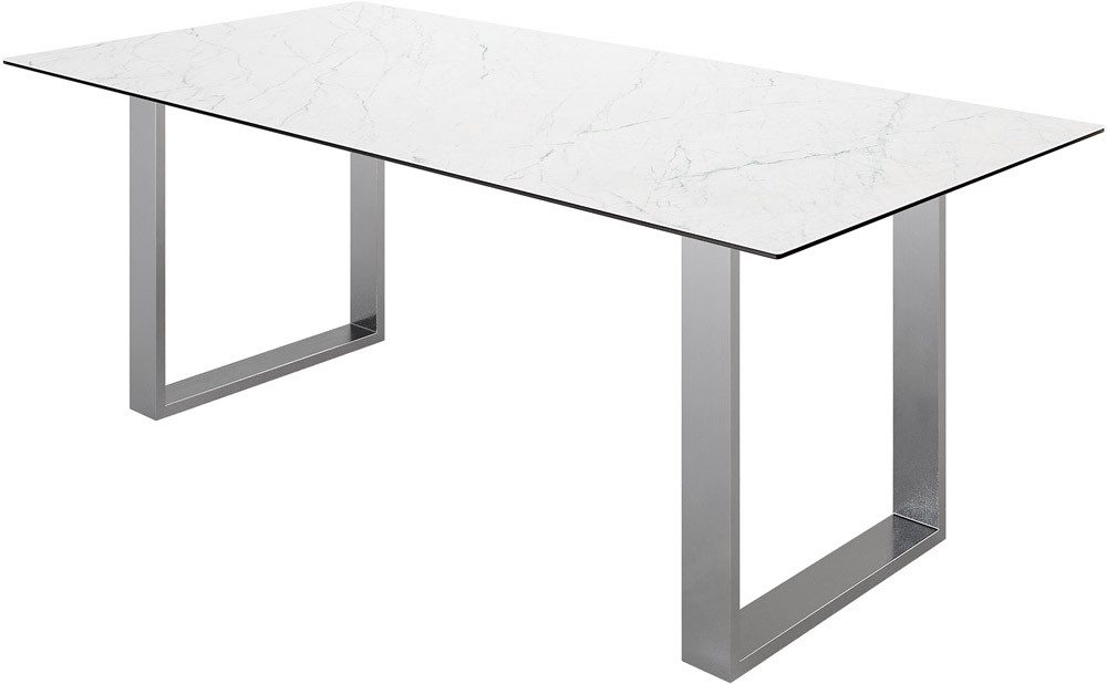 DELIFE Esstisch Edge, Keramik Laminam® Statuarietto günstig online kaufen