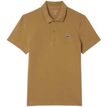 Lacoste  T-Shirts & Poloshirts Regular Fit Cotton Blend Polo Shirt Brown günstig online kaufen