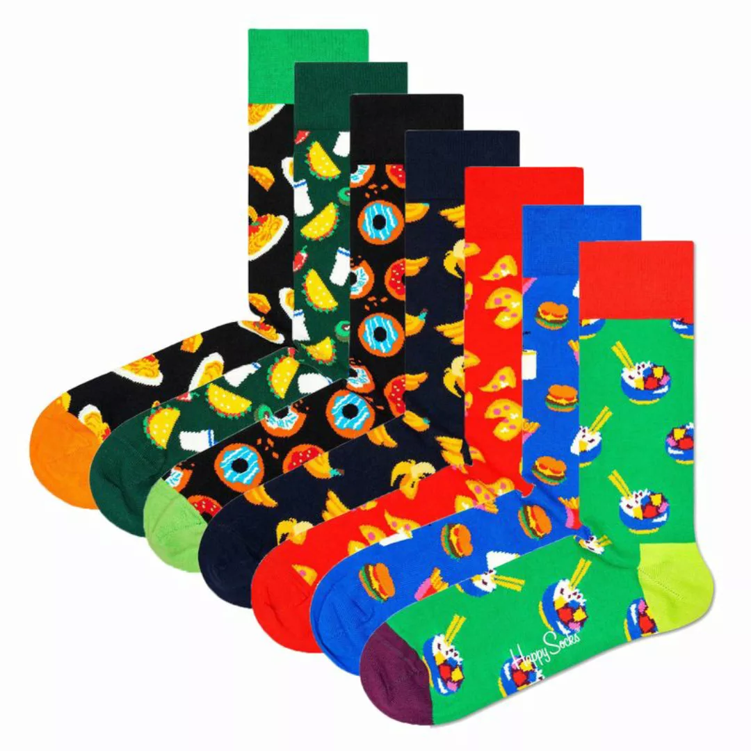 Happy Socks 7er Pack Unisex Socken - Geschenkbox, gemischte Farben günstig online kaufen