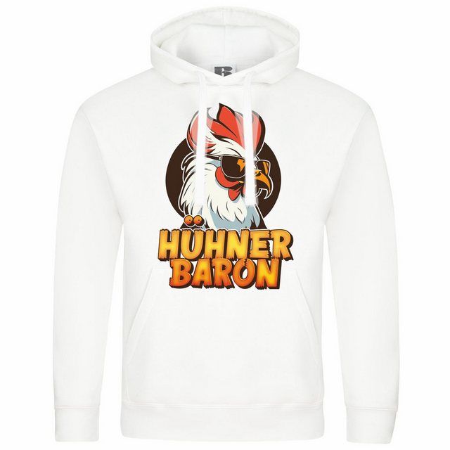 deinshirt Kapuzenpullover Herren Kapuzenpullover Hühnerbaron Mit Print Moti günstig online kaufen