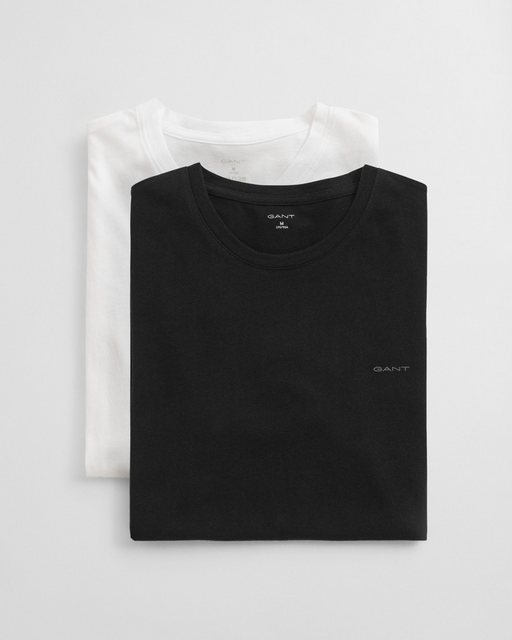 Gant Kurzarmshirt C-NECK T-SHIRT 2-PACK Mit Rundhalsausschnitt günstig online kaufen