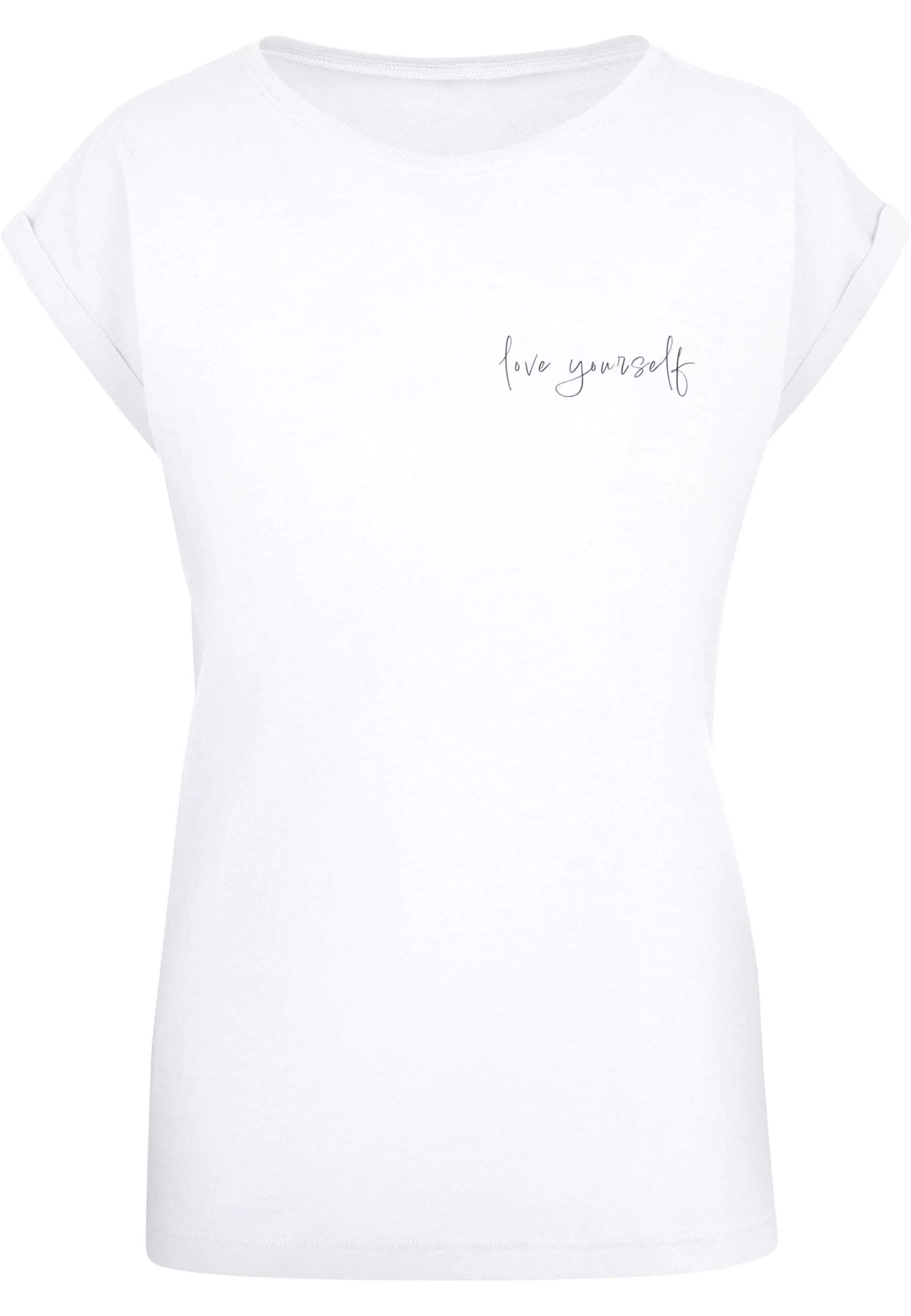 Merchcode T-Shirt "Merchcode Damen Ladies Love Yourself T-Shirt" günstig online kaufen