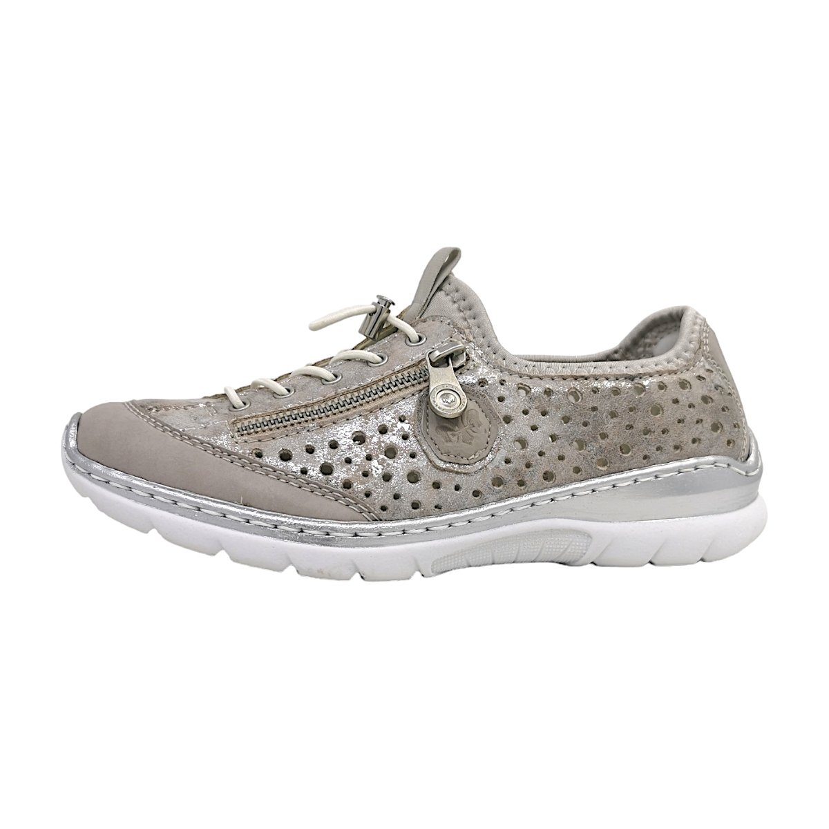 Rieker Slip-On Sneaker, Schlupfschuh, Freizeitschuh, Halbschuh mit Schnellv günstig online kaufen