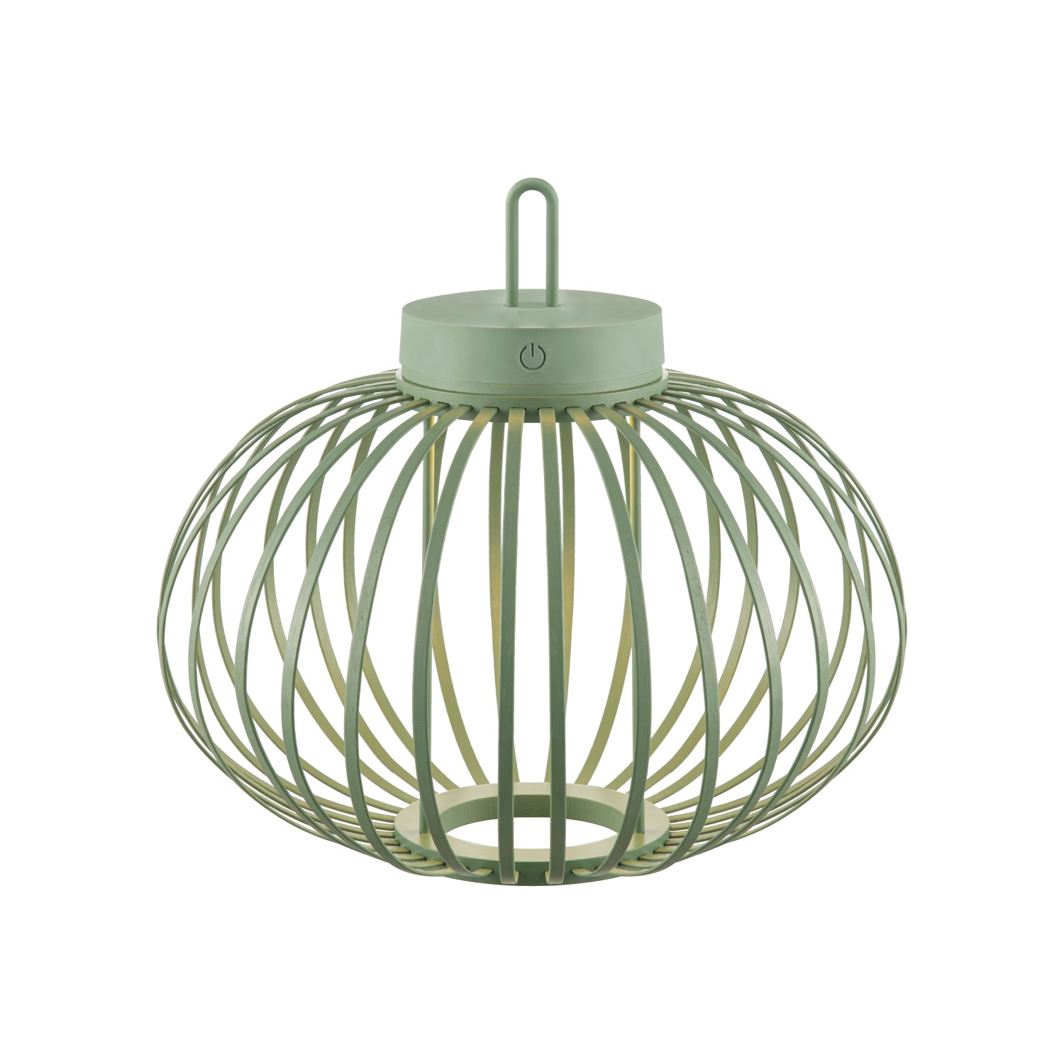 Just Light. LED-Akku-Pendelleuchte Akuba Grün 33 cm x Ø 36 cm günstig online kaufen