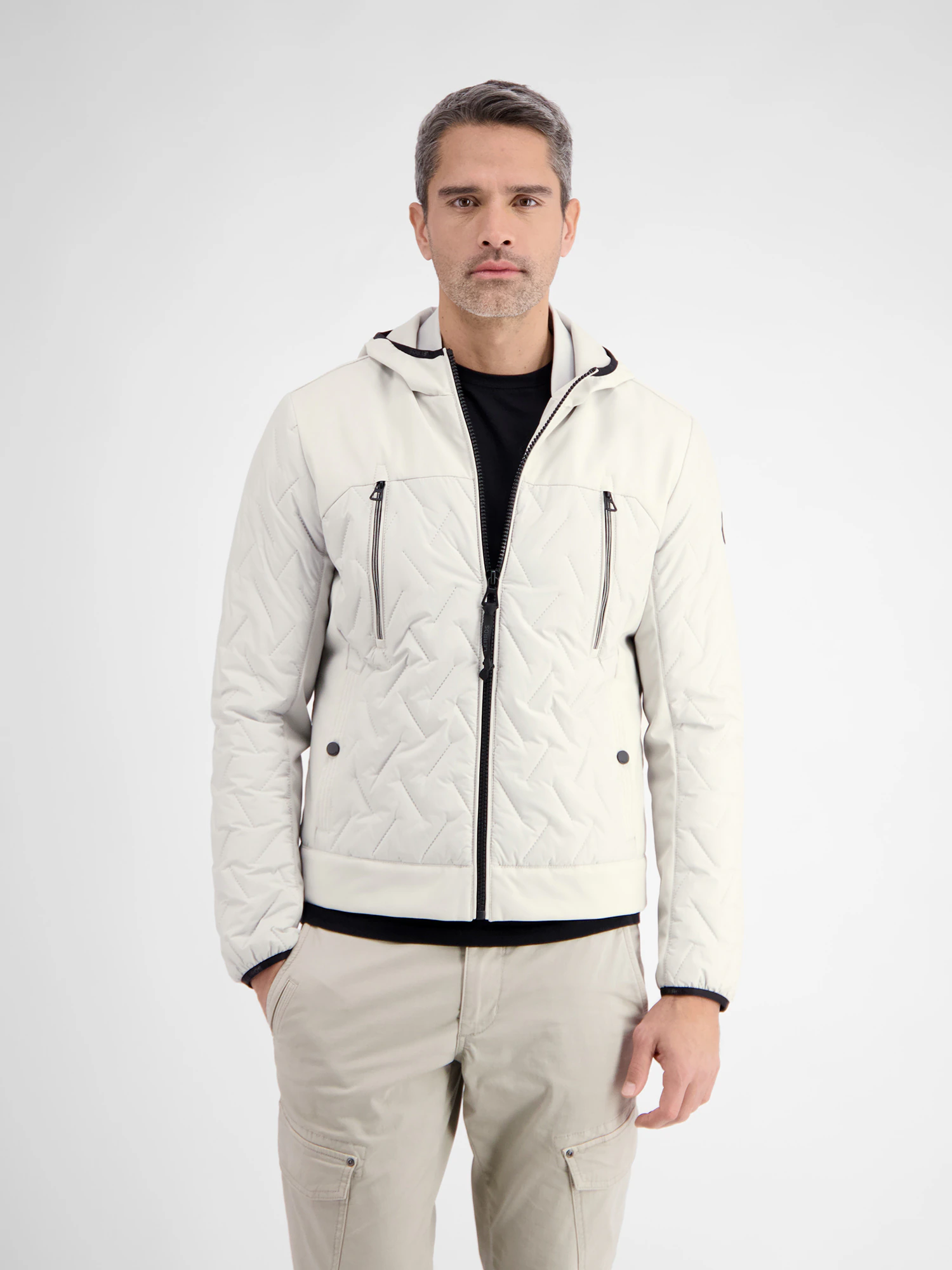 LERROS Steppjacke "LERROS Herren Steppjacke mit Kapuze", mit Kapuze, Wasser günstig online kaufen