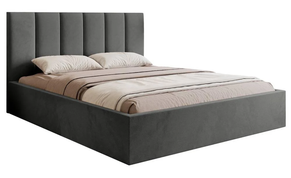NADUVI Collection | Bettgestell Carolina mit Staufach Samt 180x200 günstig online kaufen