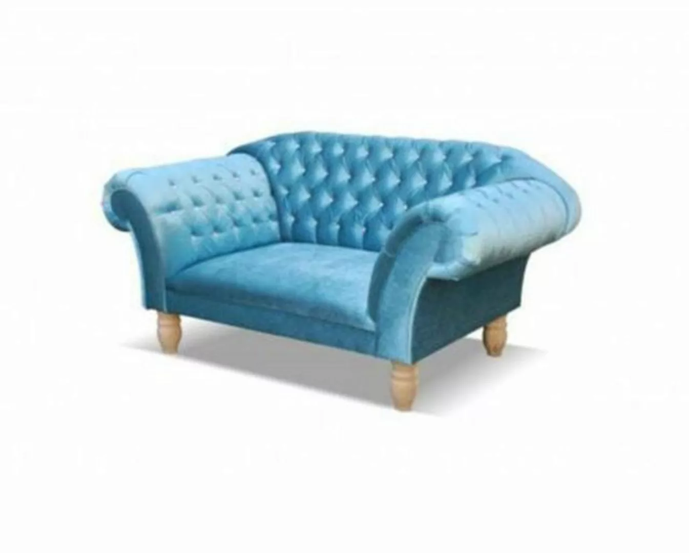 JVmoebel Sofa Blaues Chesterfield Sofa Couch Polster Klassische Designer So günstig online kaufen