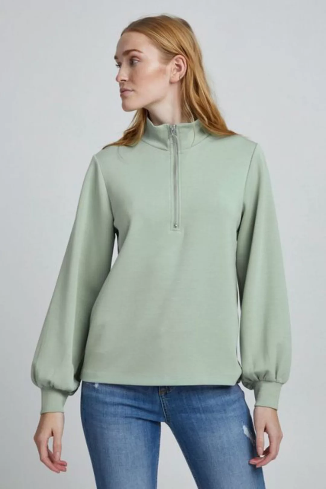 b.young Sweater BYPUSTI HALFZIP -20811037 Sweatshirt mit Reißverschluss und günstig online kaufen