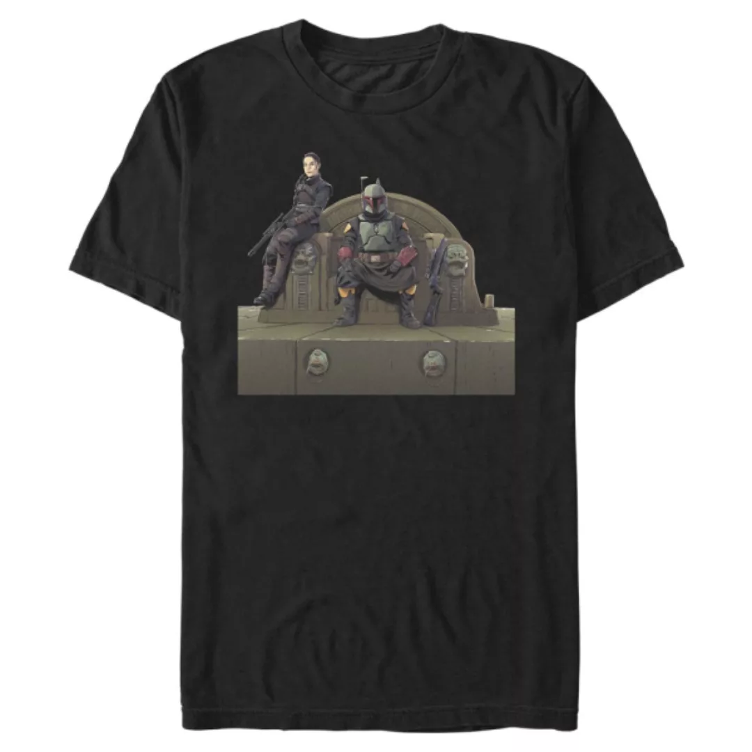Star Wars - The Mandalorian - Boba Fett Throne Of Fett - Männer T-Shirt günstig online kaufen