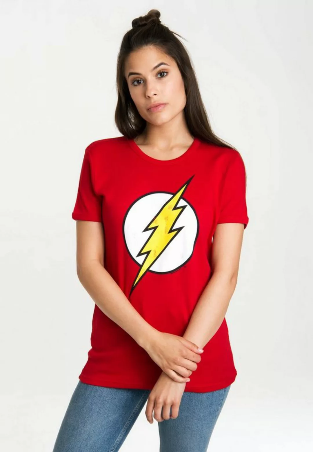 LOGOSHIRT T-Shirt "Flash Logo", mit lizenzierten Originaldesign günstig online kaufen