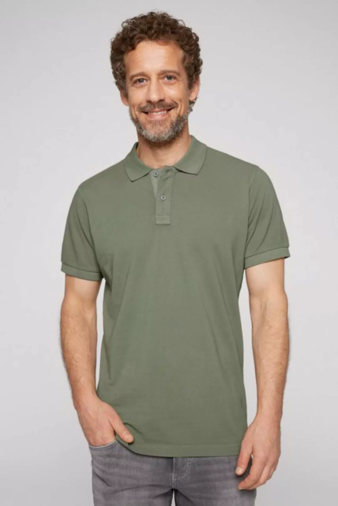 CAMP DAVID Poloshirt mit Seitenschlitze günstig online kaufen