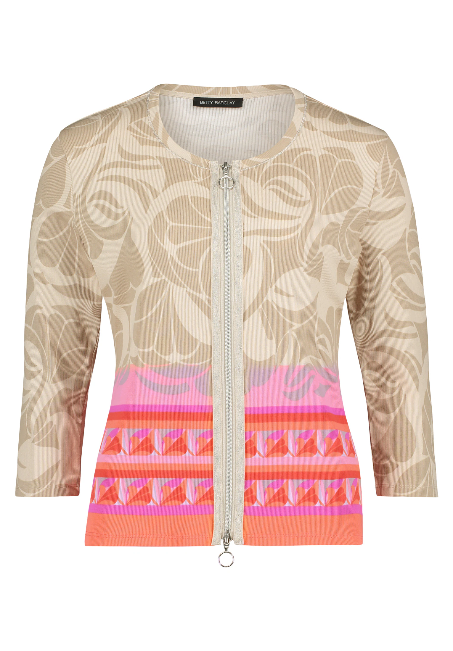 Betty Barclay Shirtjacke "Betty Barclay Shirtjacke mit Rippenstruktur", Mat günstig online kaufen