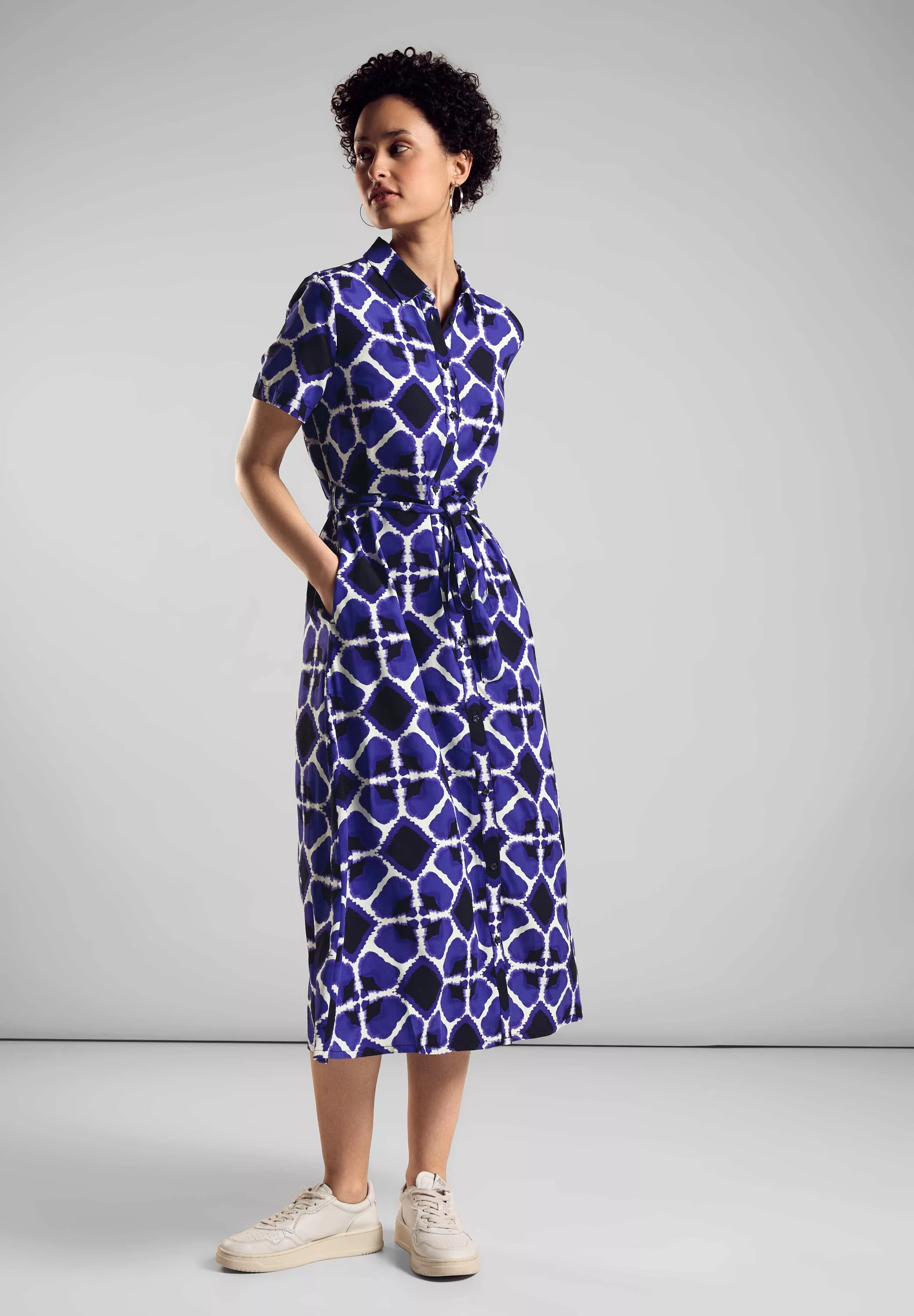 STREET ONE Sommerkleid mit All-Over Print günstig online kaufen