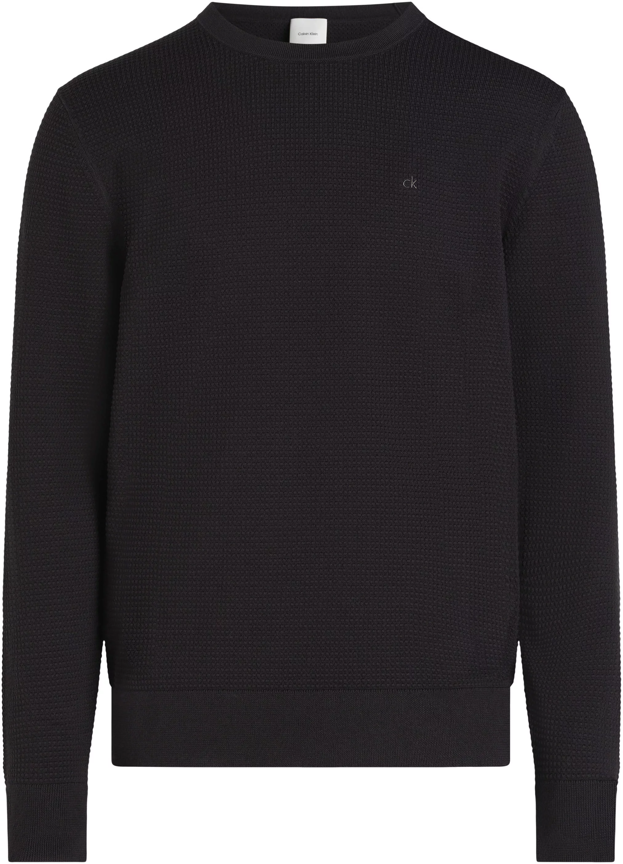 Calvin Klein Big&Tall Strickpullover BT_WAFFLE TEXTURE CN SWEATER in Großen günstig online kaufen