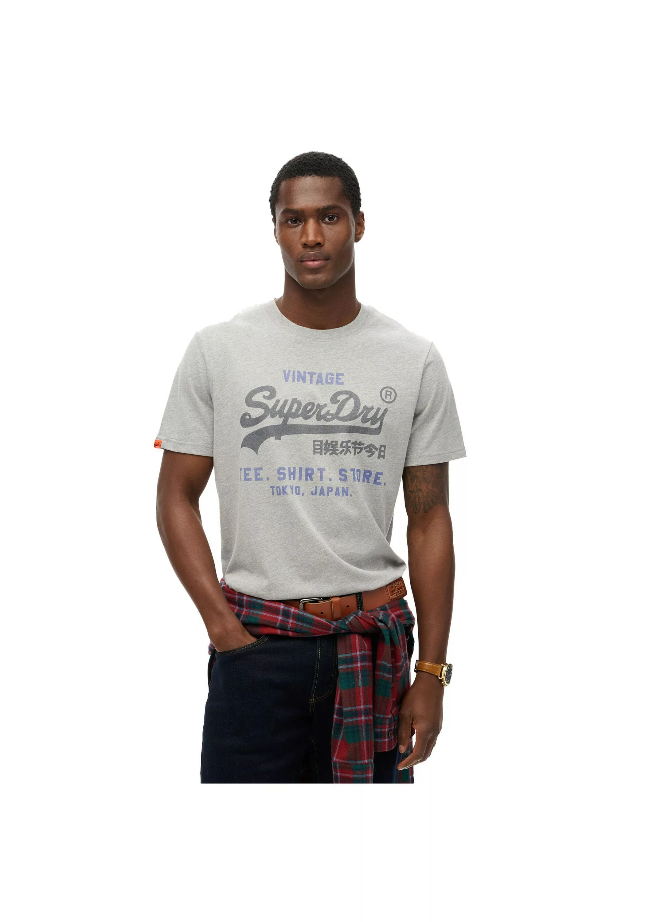 Superdry Rundhalsshirt "VL HERITAGE RELAXED TEE" günstig online kaufen