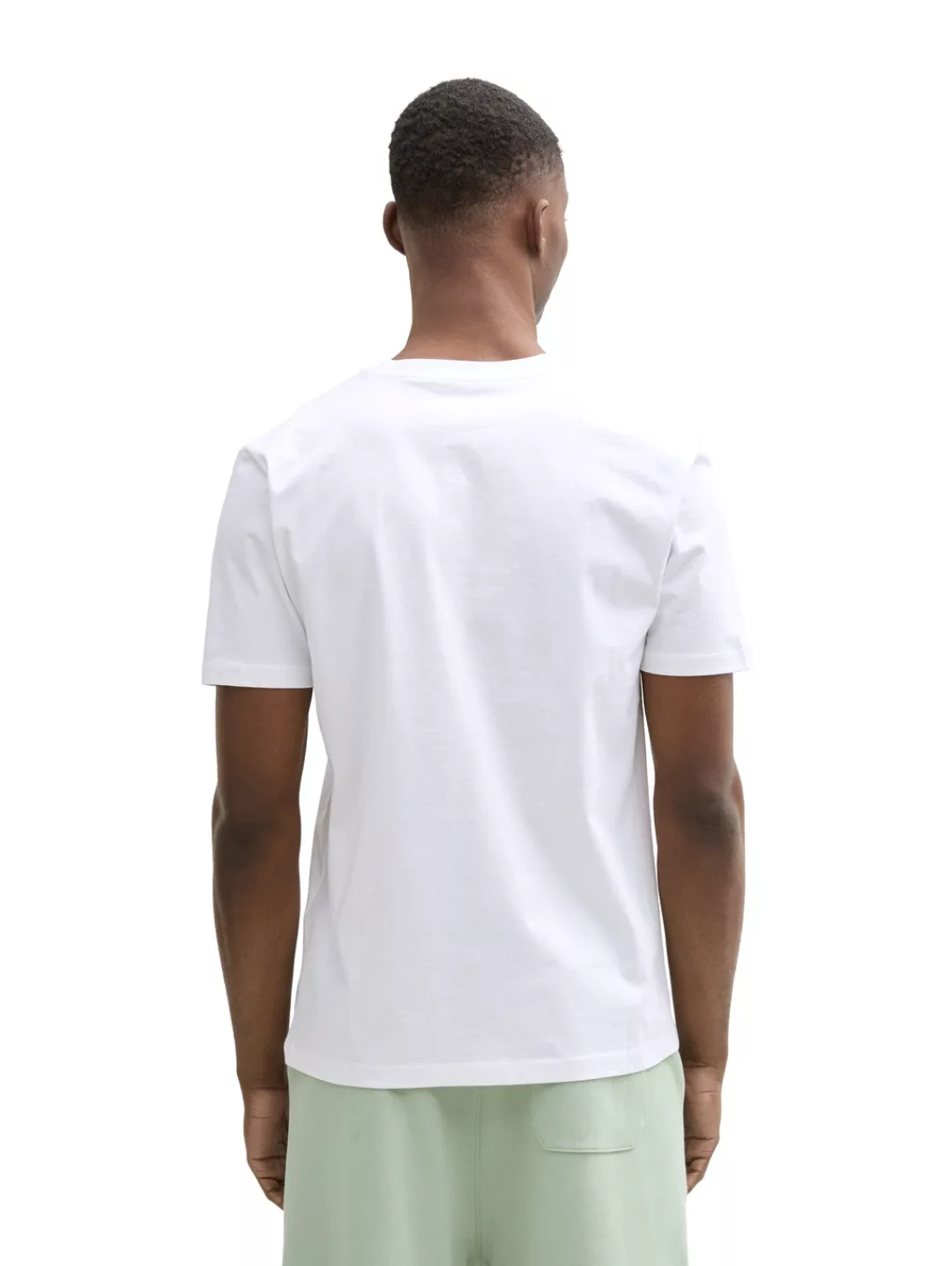 TOM TAILOR Denim T-Shirt mit verschiedenen günstig online kaufen