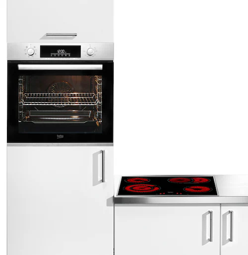 BEKO Backofen-Set »BBSM12320X«, mit Teleskopauszug nachrüstbar günstig online kaufen