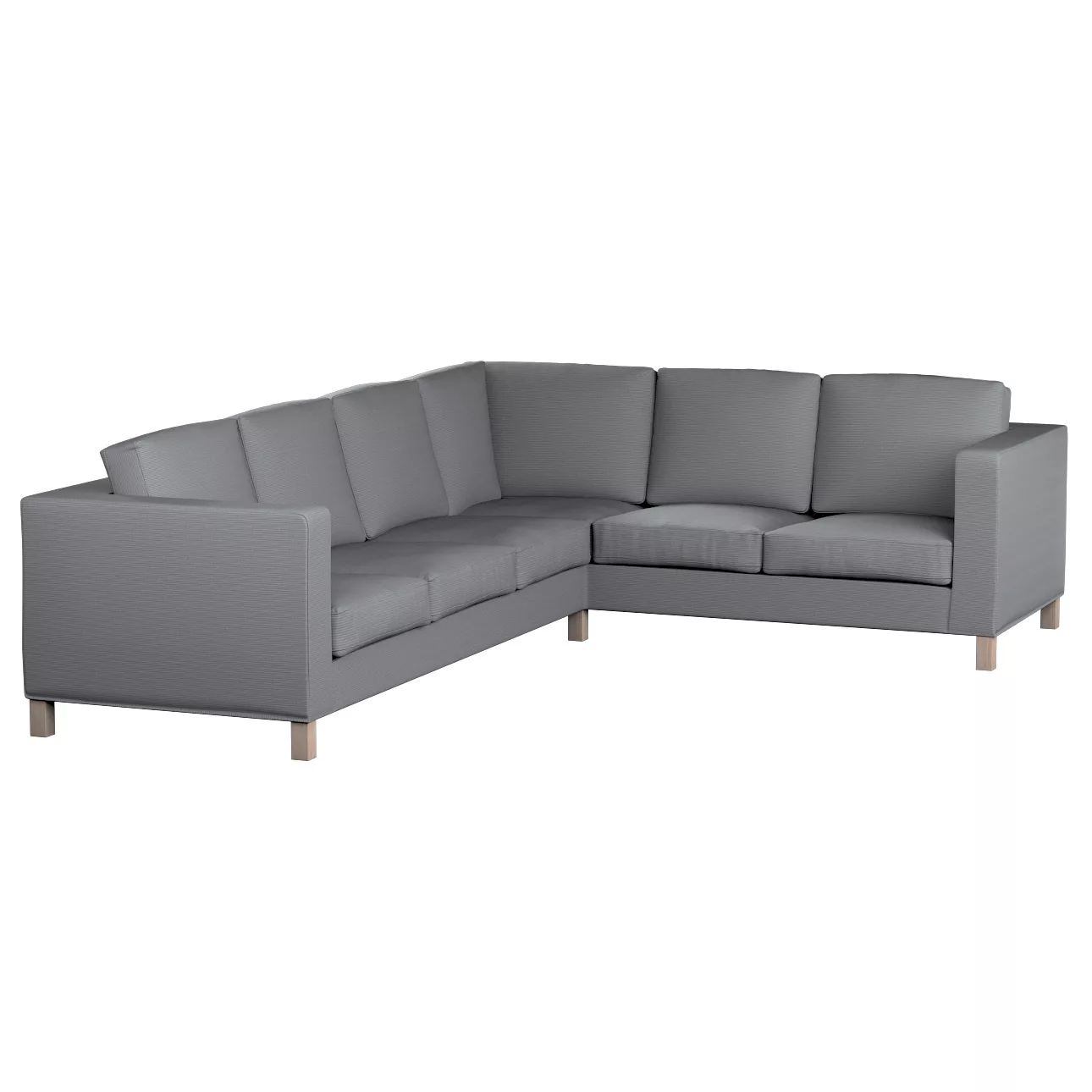 Bezug für Karlanda Sofa Ecke links, hellgrau, 36cm x 30cm x 50cm, Mancheste günstig online kaufen