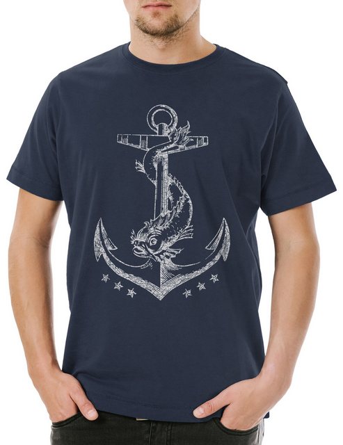 Urban Backwoods Print-Shirt Anchor II Herren T-Shirt Anker Tattoo Segler Se günstig online kaufen