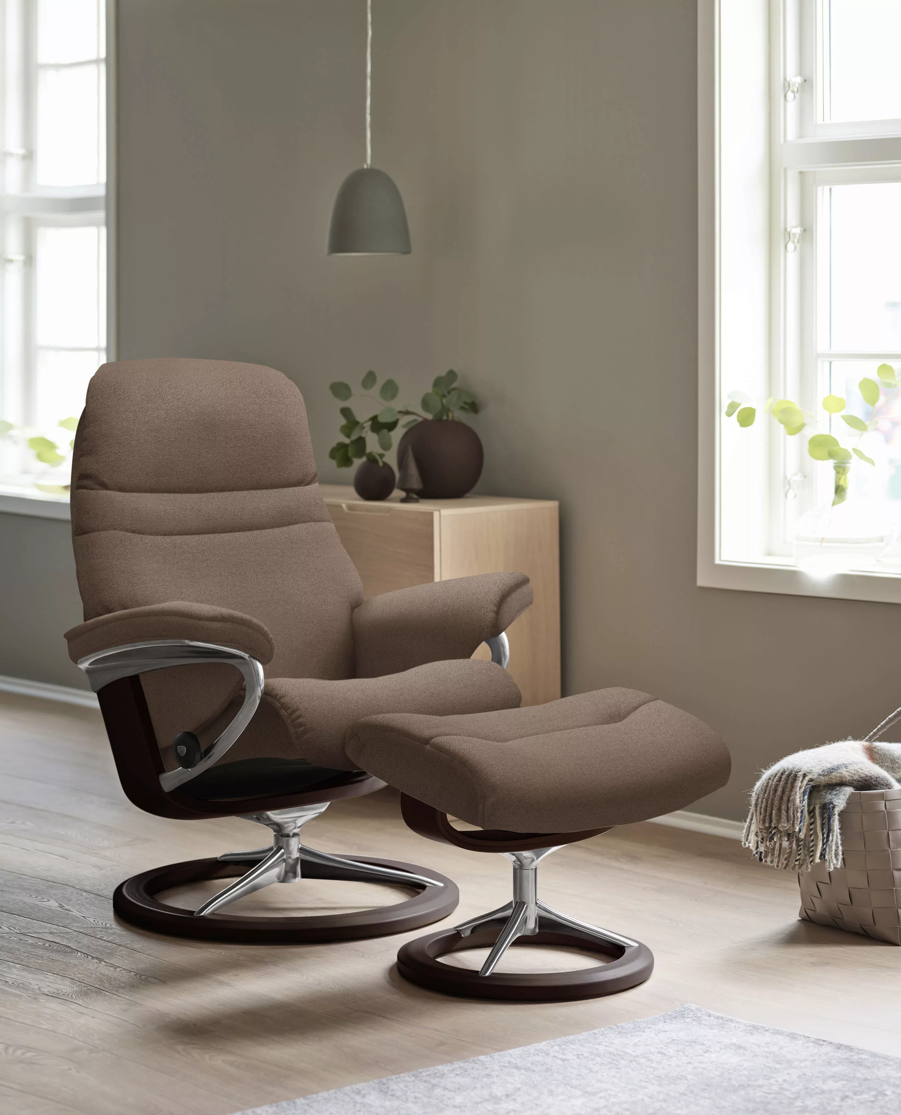 Stressless® Relaxsessel »Sunrise«, mit Signature Base, Größe M, Gestell Bra günstig online kaufen