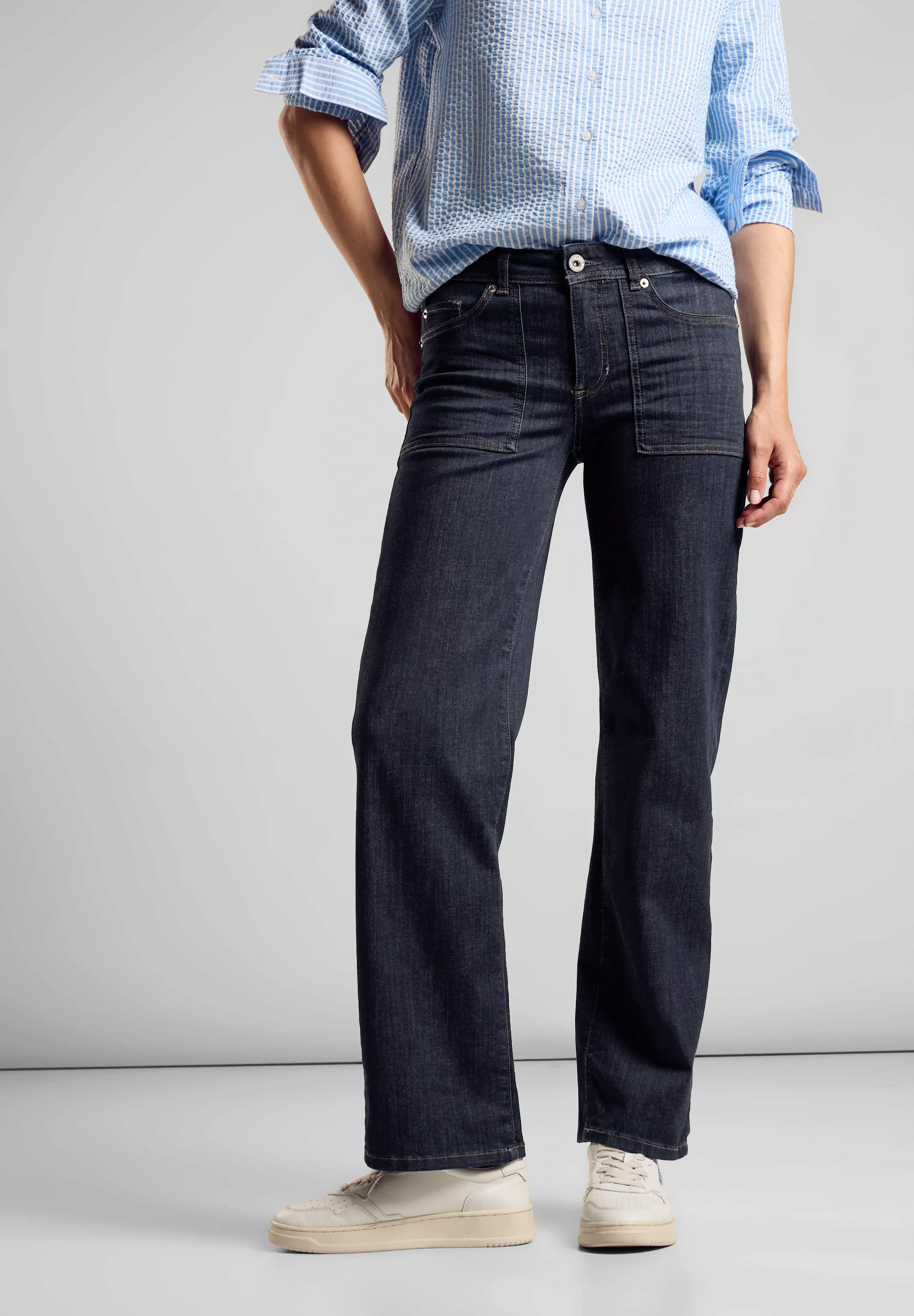 STREET ONE Comfort-fit-Jeans, Middle Waist günstig online kaufen