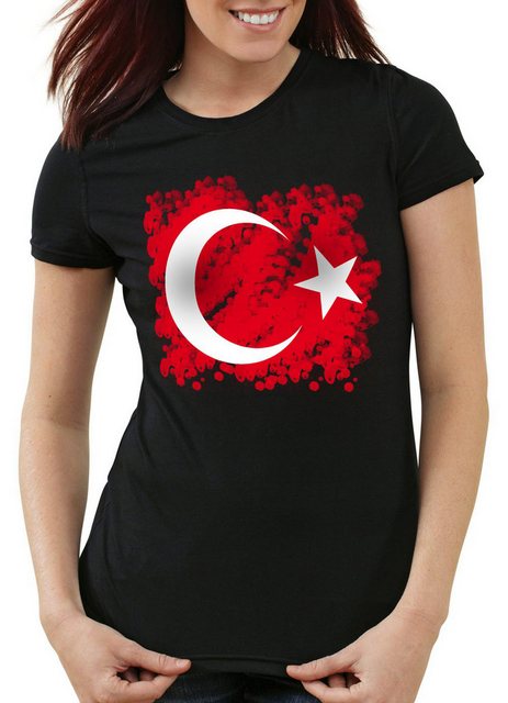 style3 T-Shirt Türkei Turkey Türkiye Flagge istanbul Flag Mond Stern rot er günstig online kaufen