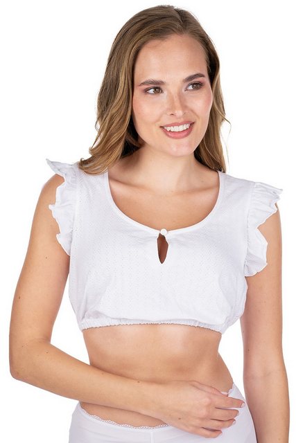 Hammerschmid Dirndlbluse Dirndlbluse - CORINNA FA - weiß günstig online kaufen