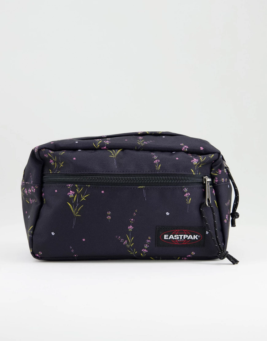 Eastpak – Yap – Einzelner Aufbewahrungsbeutel mit Blumenprint in Schwarz günstig online kaufen