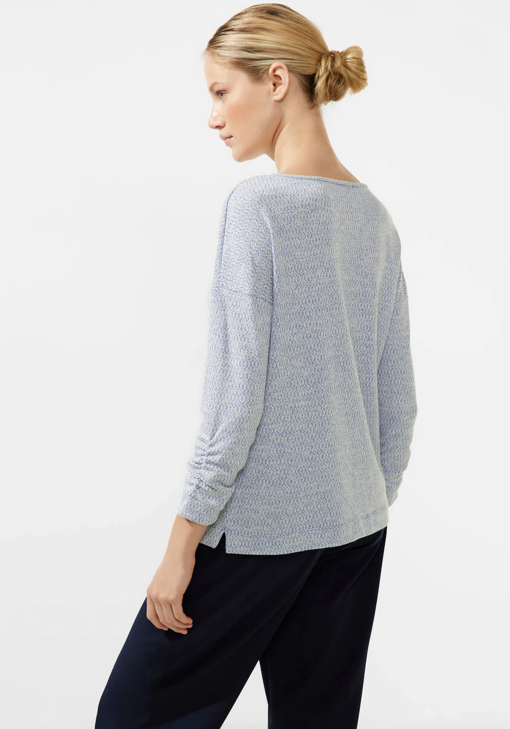 STREET ONE 3/4-Arm-Shirt mit Minimalmuster günstig online kaufen