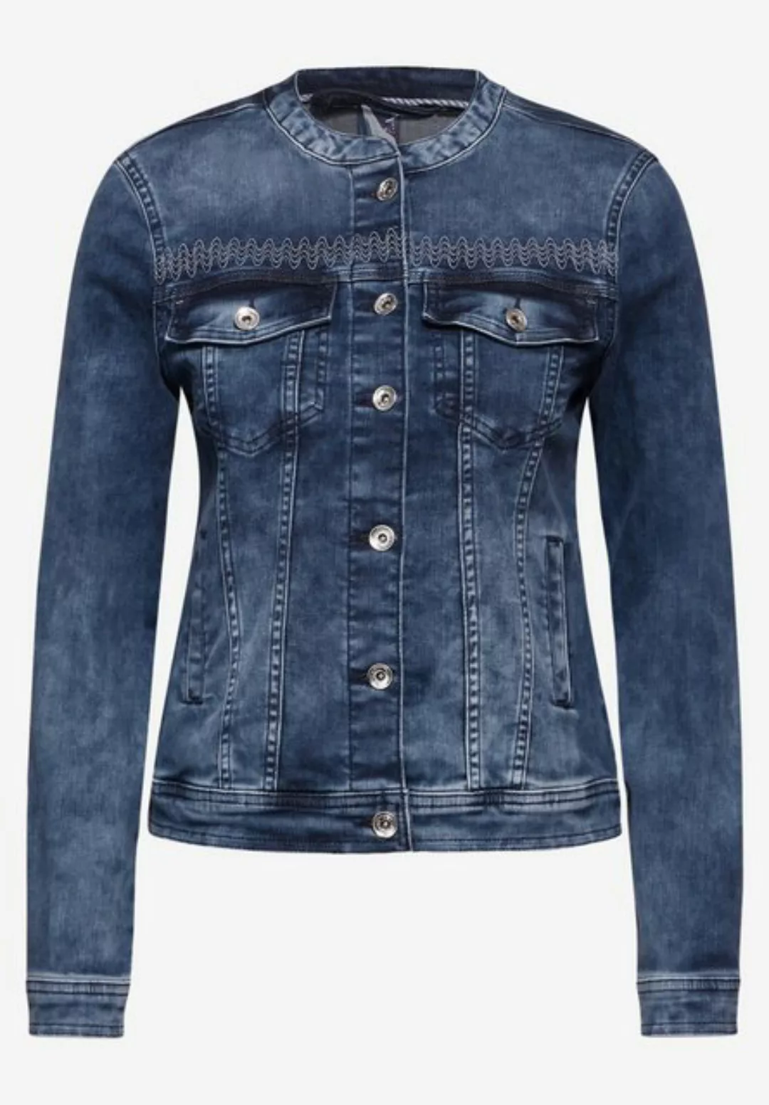 Cecil Jackenblazer Style TOS Denim Jacket Embroid günstig online kaufen