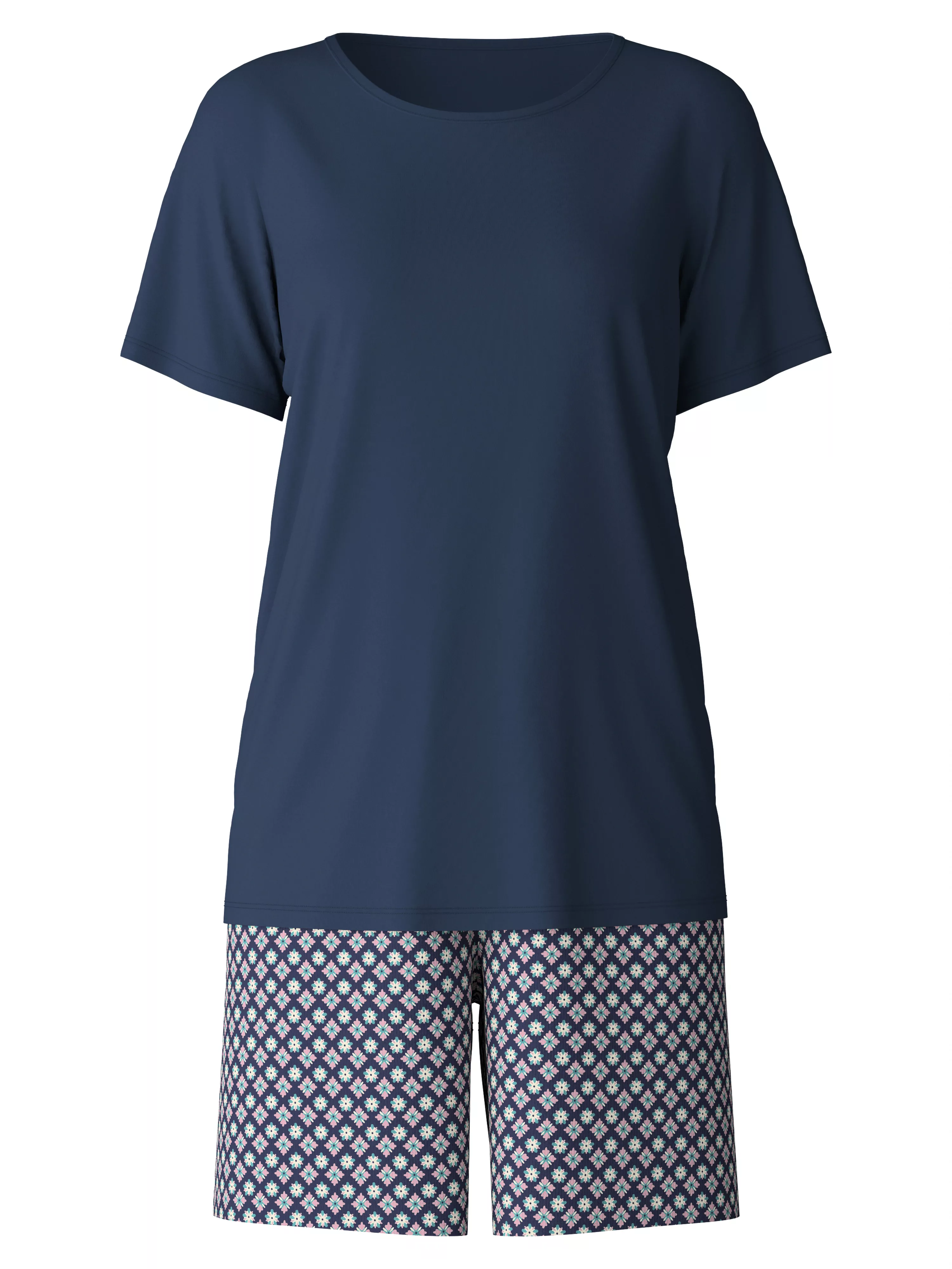 CALIDA Shorty "Striped Dreams", (2 tlg.), weich, Pure Cotton, Kurzarm, Rund günstig online kaufen