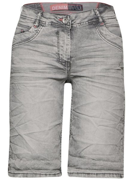 Cecil Stoffhose Cecil / Da.Bermuda / Style NOS Scarlett Shorts Grey günstig online kaufen