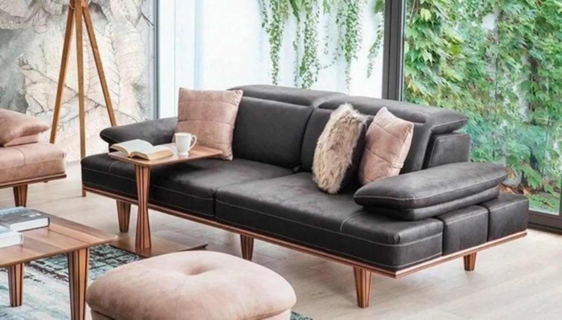 JVmoebel Sofa Multifunktion Sofa Couch Dreisitzer Couchen Sofas Polster Möb günstig online kaufen