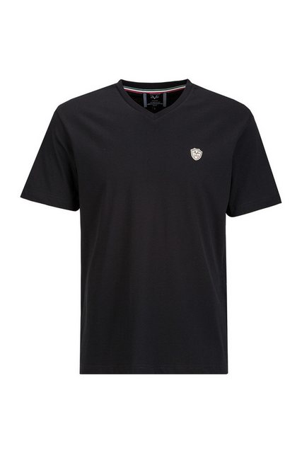 19V69 ITALIA T-Shirt – Kurzarmshirt mit Logopatch günstig online kaufen