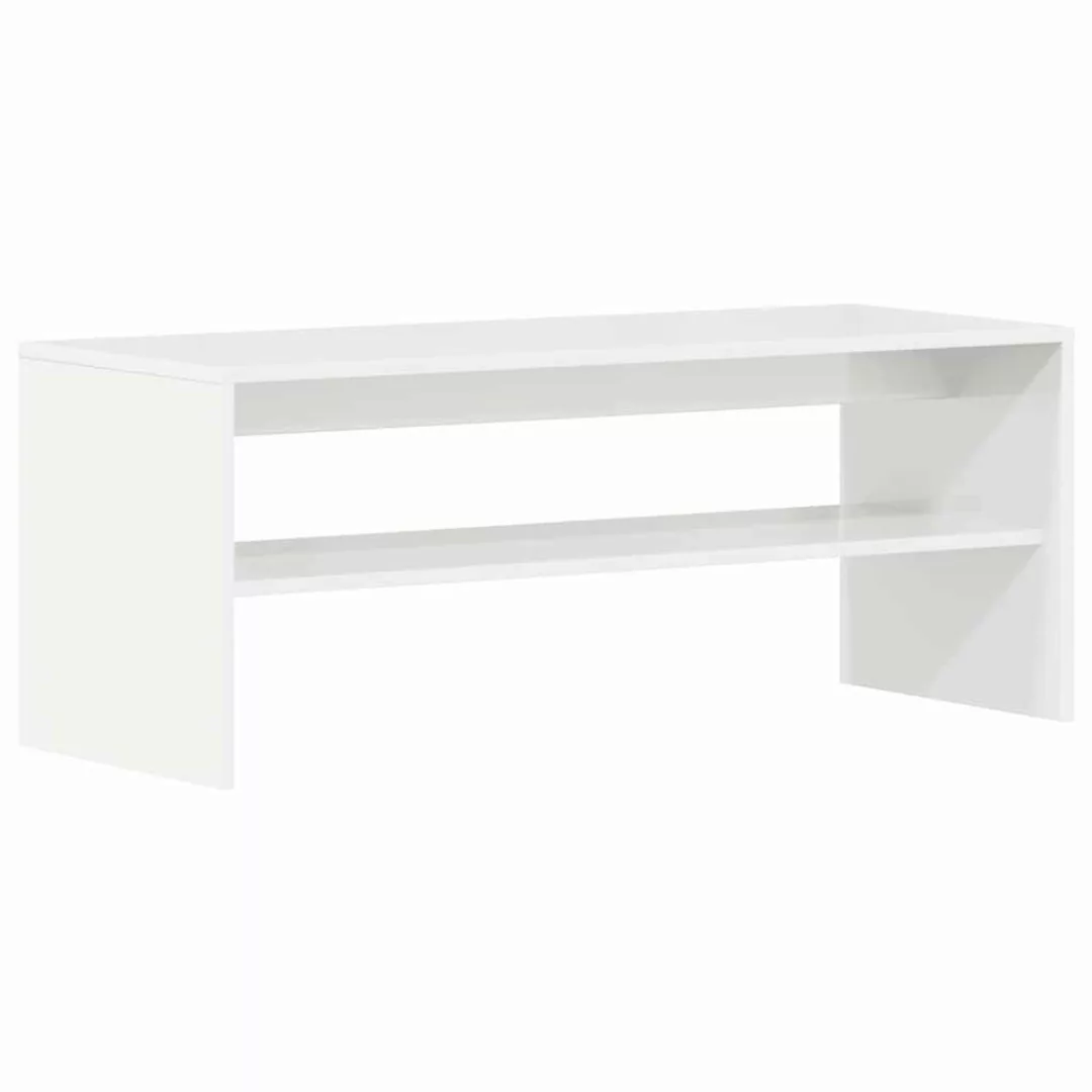 vidaXL TV-Schrank TV-Schrank Hochglanz-Weiß 100x40x40 cm günstig online kaufen
