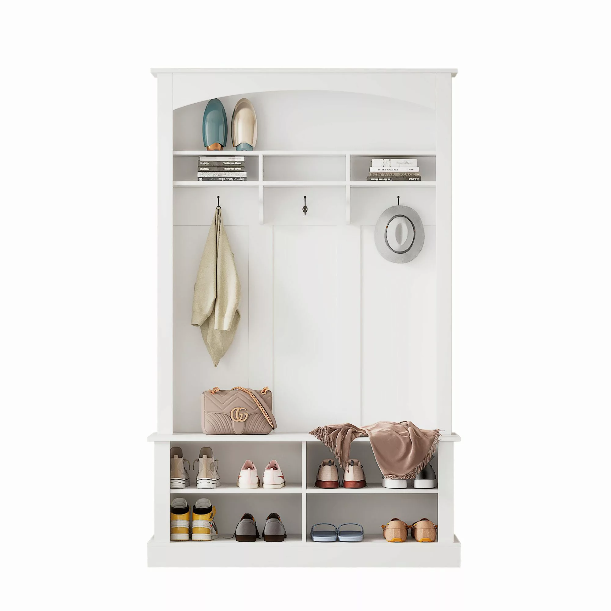 MODFU Garderoben-Set für Ihren Eingangsbereich, (Flurgarderobe, günstig online kaufen