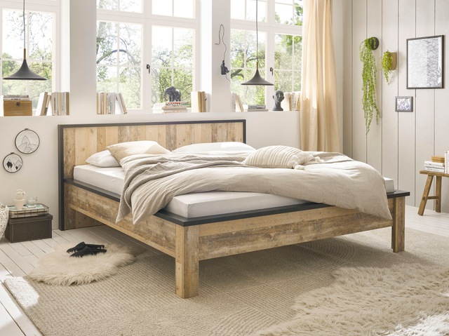 Home affaire Einzelbett SHERWOOD Liegefläche 90/140 oder 180x200 cm, aus FS günstig online kaufen