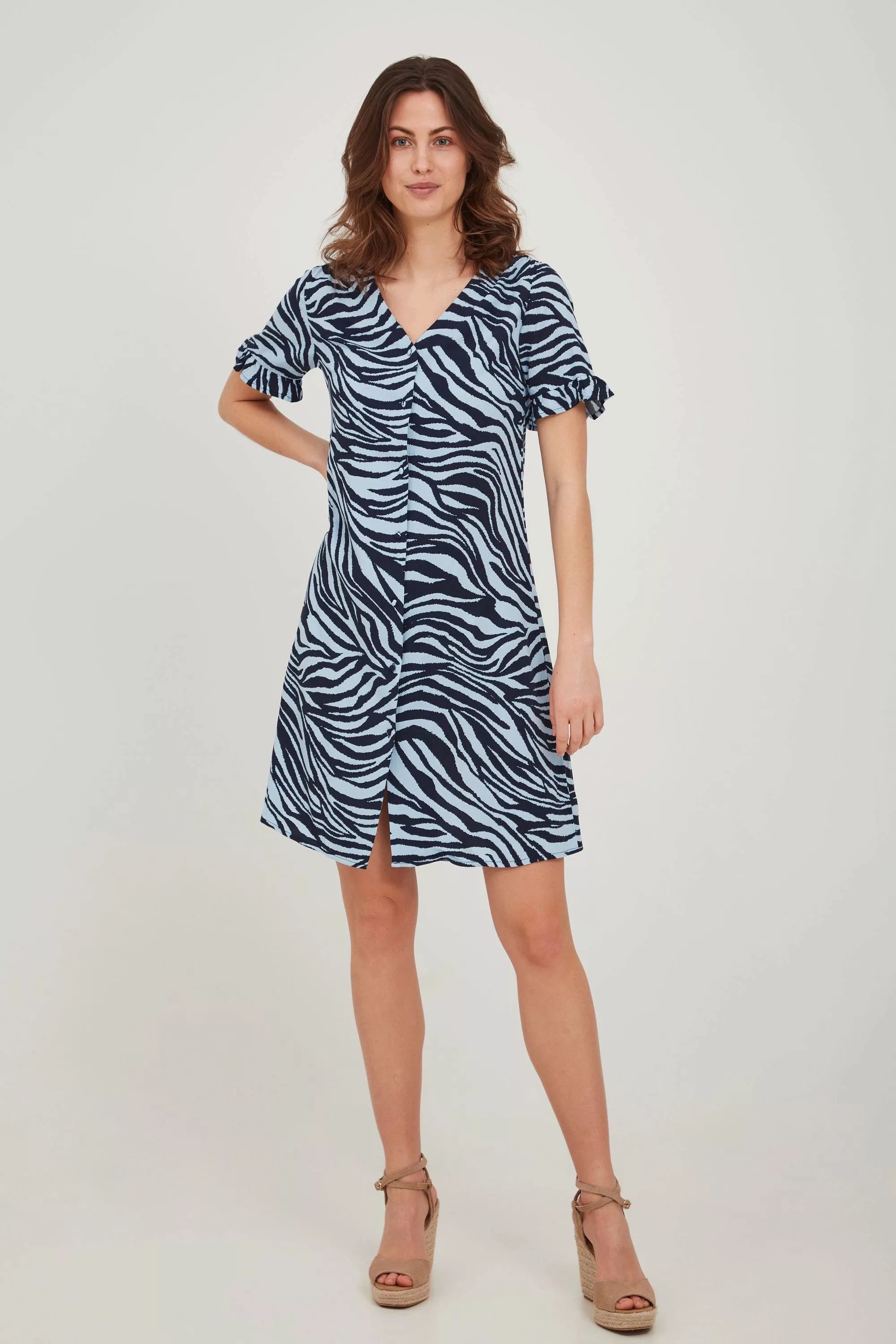 fransa Sommerkleid "Fransa FRAlzebra" günstig online kaufen